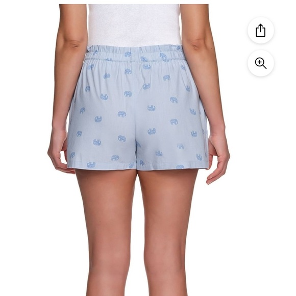 NWT LOFT Women's 2 Pack Pajama/sleep Shorts - Blue and Green Striped - Picture 6 of 11